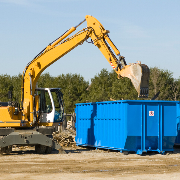 what happens if the residential dumpster is damaged or stolen during rental in Romeo MI